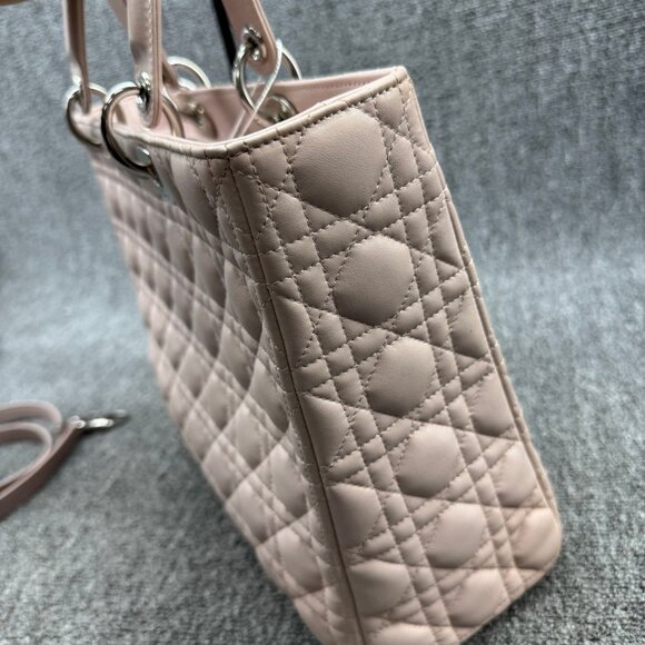 DIOR Lady Dior Large Leather Satchel Bag ccofb1250-102525 - Picture 6 of 16